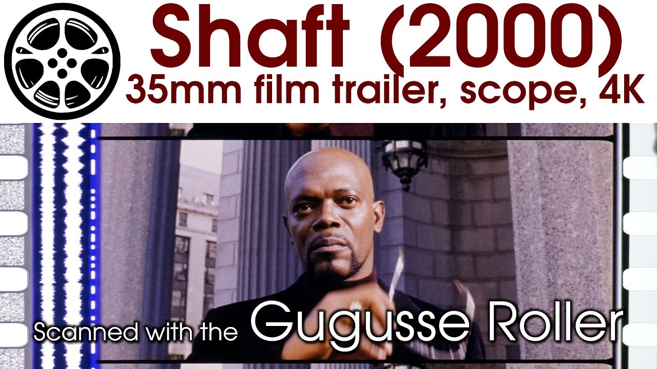 Shaft (2000) 35mm film trailer, scope 4K