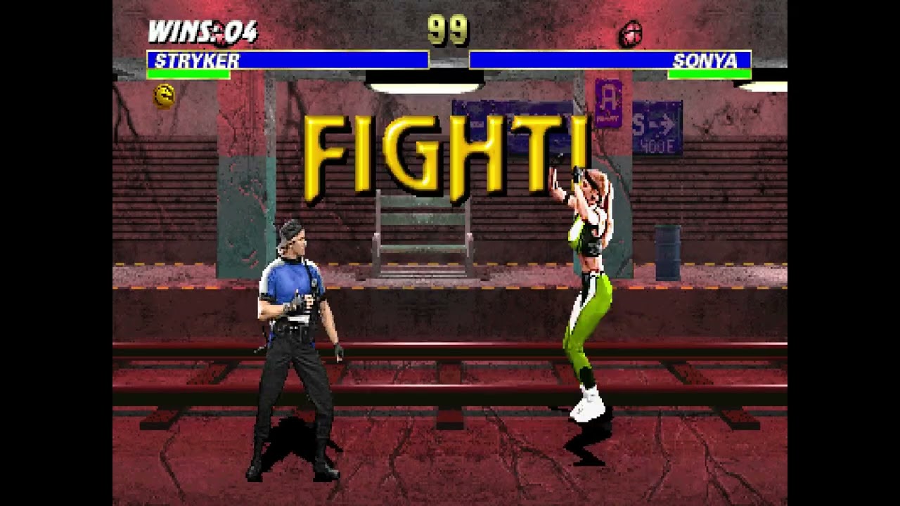 Mortal Kombat 3 (Arcade) Playthrough as Stryker