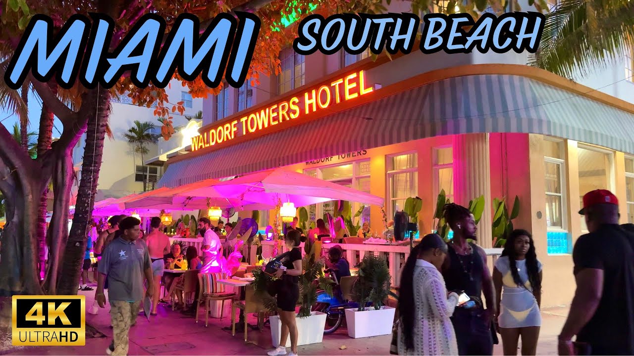 Summer Break Begins in Miami South Beach | Hottest Party Streets Tour