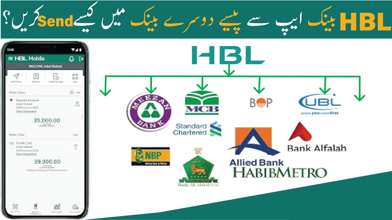 💸 HBL App Inter-Bank Transfer 2026 | HBL App Se Paisa Transfer 2026 | Pakistan mn online Money Trans