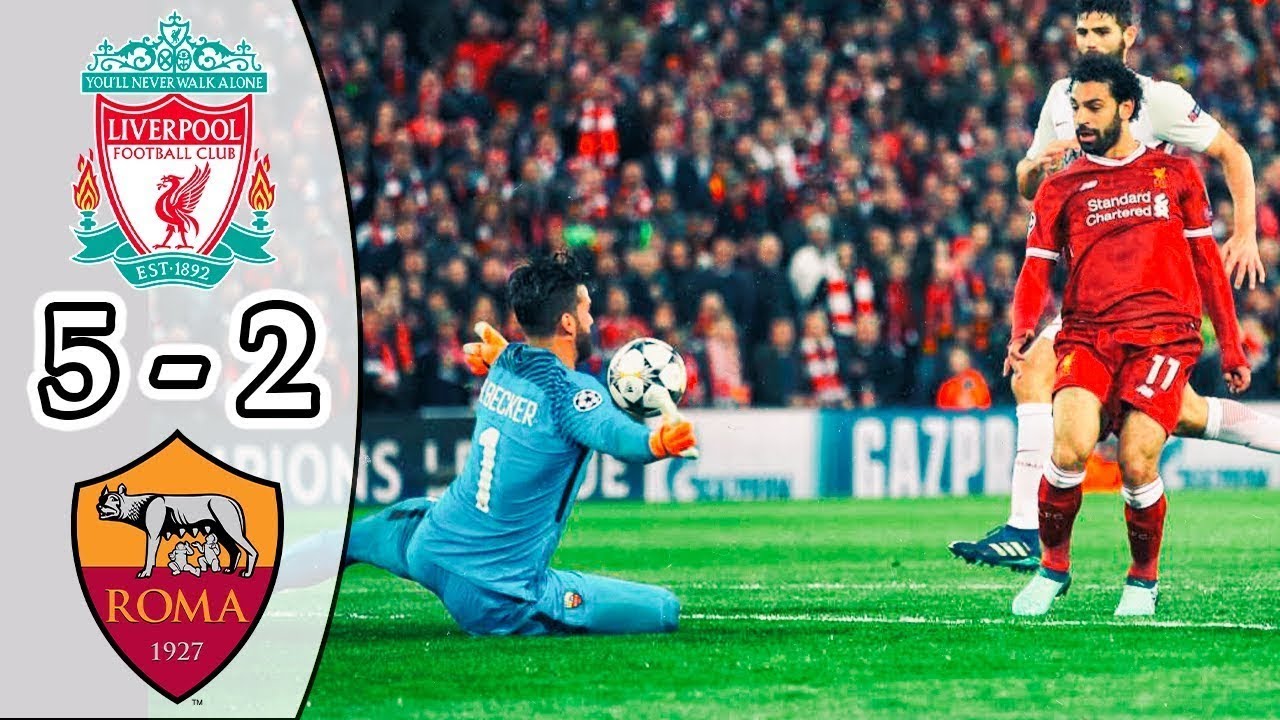 Liverpool Vs Roma Fantastic-Match 5-2🏆Champs League Semi-Final 2017/2018-Higlght (Arabic Commentary)