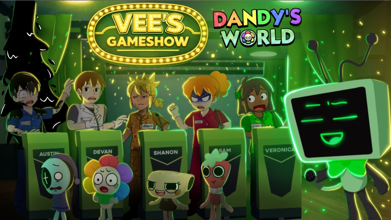 VEE'S GAMESHOW TOONS VS HANDLERS! - DANDY'S WORLD ANIMATION MEME