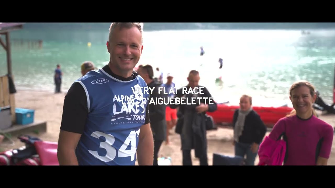 Very Flat Race on Lake Aiguebelette : the flatest SUP Race ! La plus plate des courses de SUP !