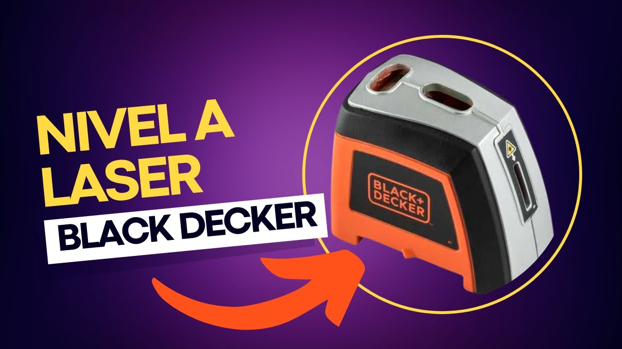 Nível a Laser Black Decker. Simples e objetivo.