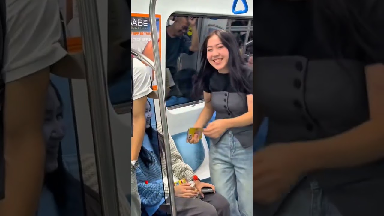 🤫 Subway PRANK: Hiding a GIANT Teddy Bear on a Crowded Train!