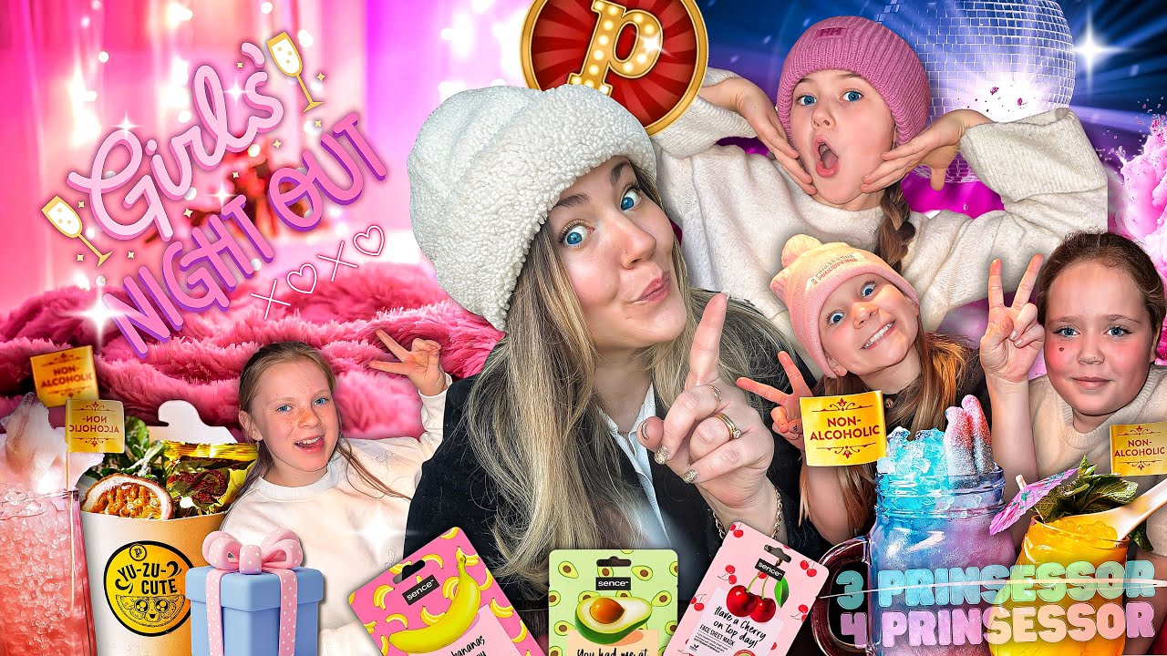 Neahs Girls night🥂💅🏻 pinchos, spabad & TILLY BUS😱🤯😮‍💨 - 3prinsessor VLOGG 