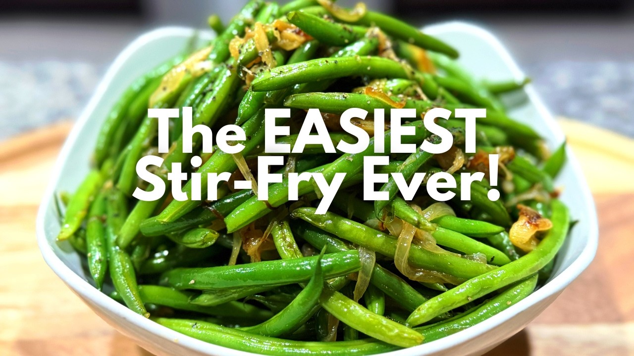 Easy Stir-Fried French Green Beans with Onion | Quick, Healthy, & Delicious!