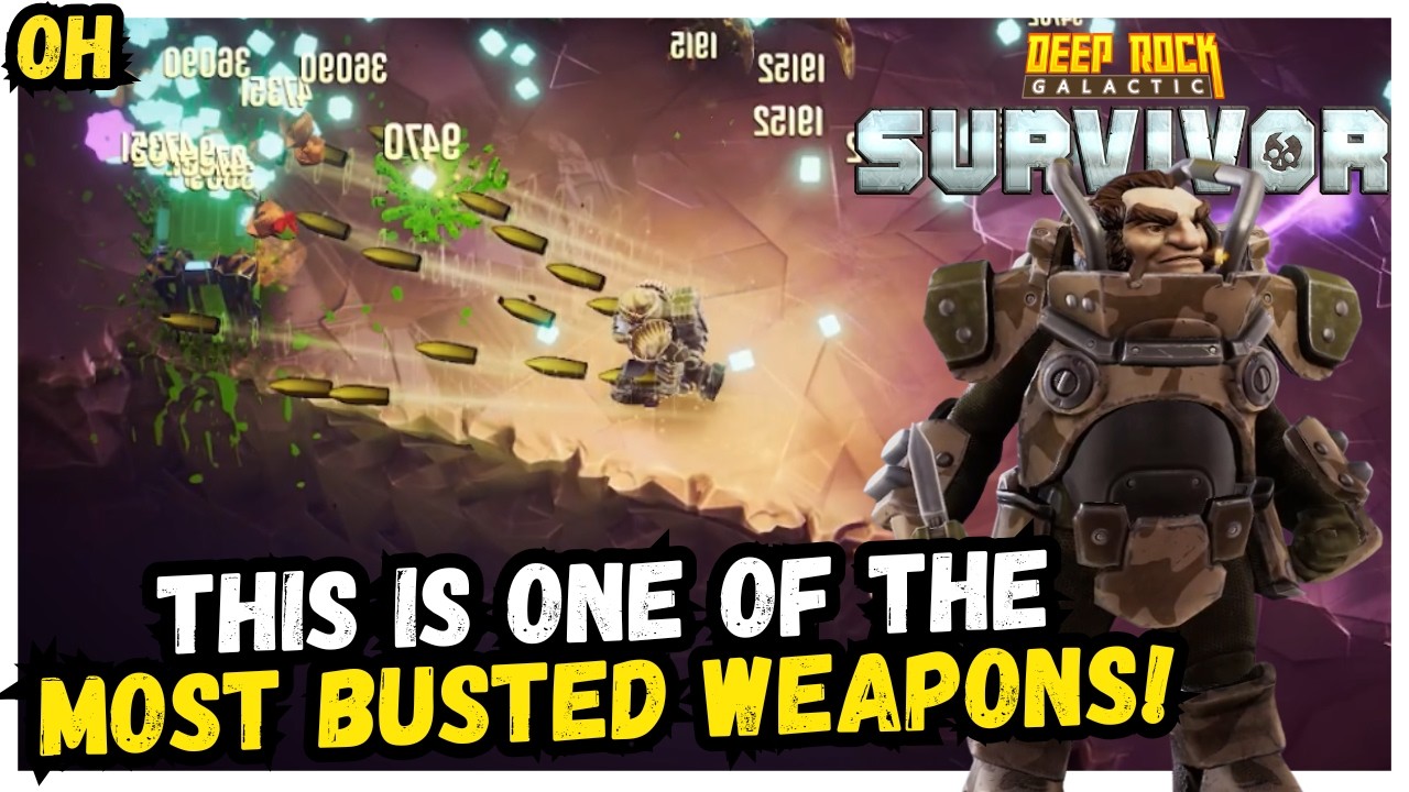 One Of The Most BUSTED Weapons In The Game! Deep Rock Galactic Survivor!