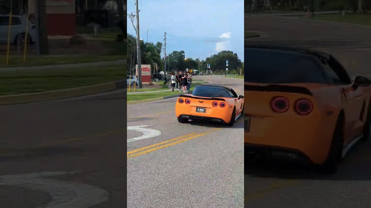 c6 corvette crash this morning at Provisions Cars and Coffee @therealseansingleton video credit