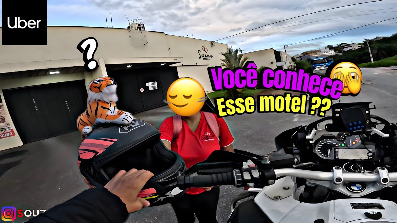 LEVEI A PASSAGEIRA NO MOTEL / UBER MOTO DE 1200