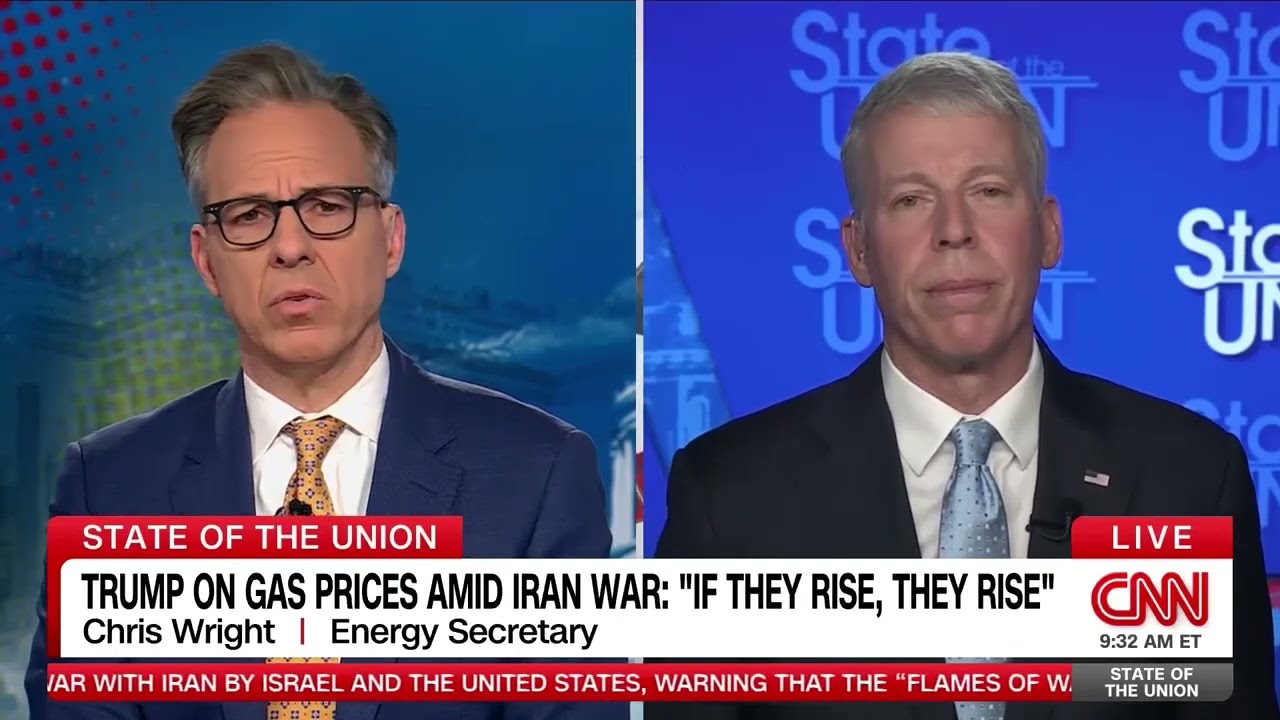 Secretary Wright Joins Jake Tapper on CNN - March 8, 2026
