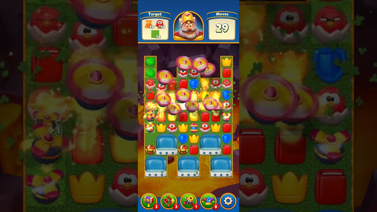 ROYAL MATCH. LAVA QUEST. 7LVL IN ROW lvl 2293 - 2300. FINISH MAGIC ROOM. BONUS LVL.