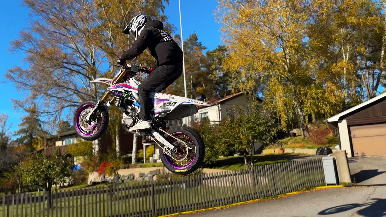 SHREDDING IN SWEDEN WITH FRIENDS! (Supermoto, BikeLife)