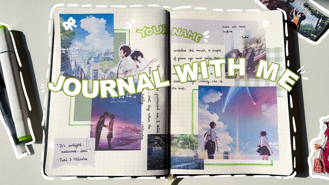 This anime journal method Fixed my Burnout
