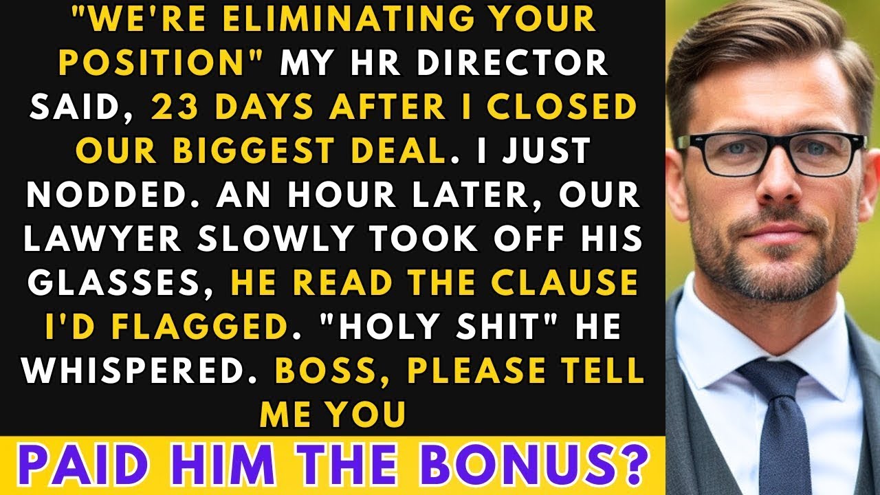 Fired Before My $2.5M Bonus: The Legacy Clause That Backfired | Office Revenge