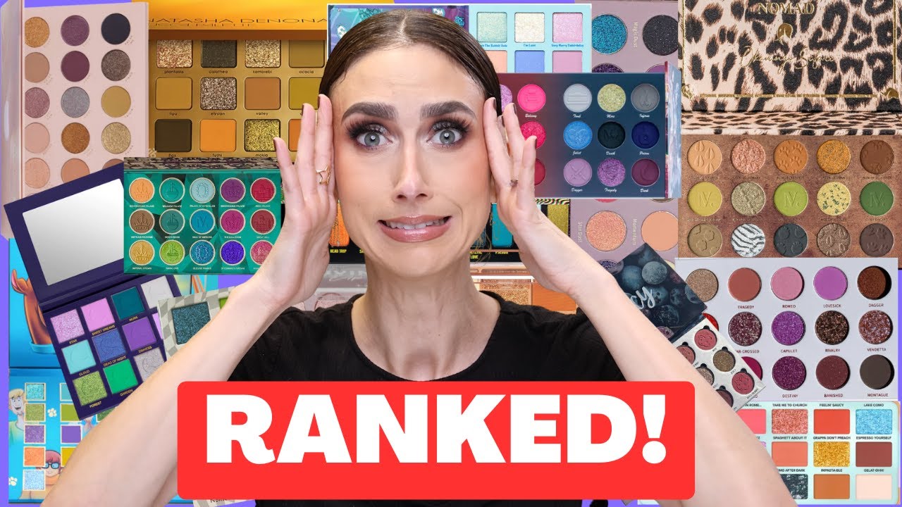 RANKING EVERY PALETTE IVE TRIED IN 2023 SO FAR! 😱