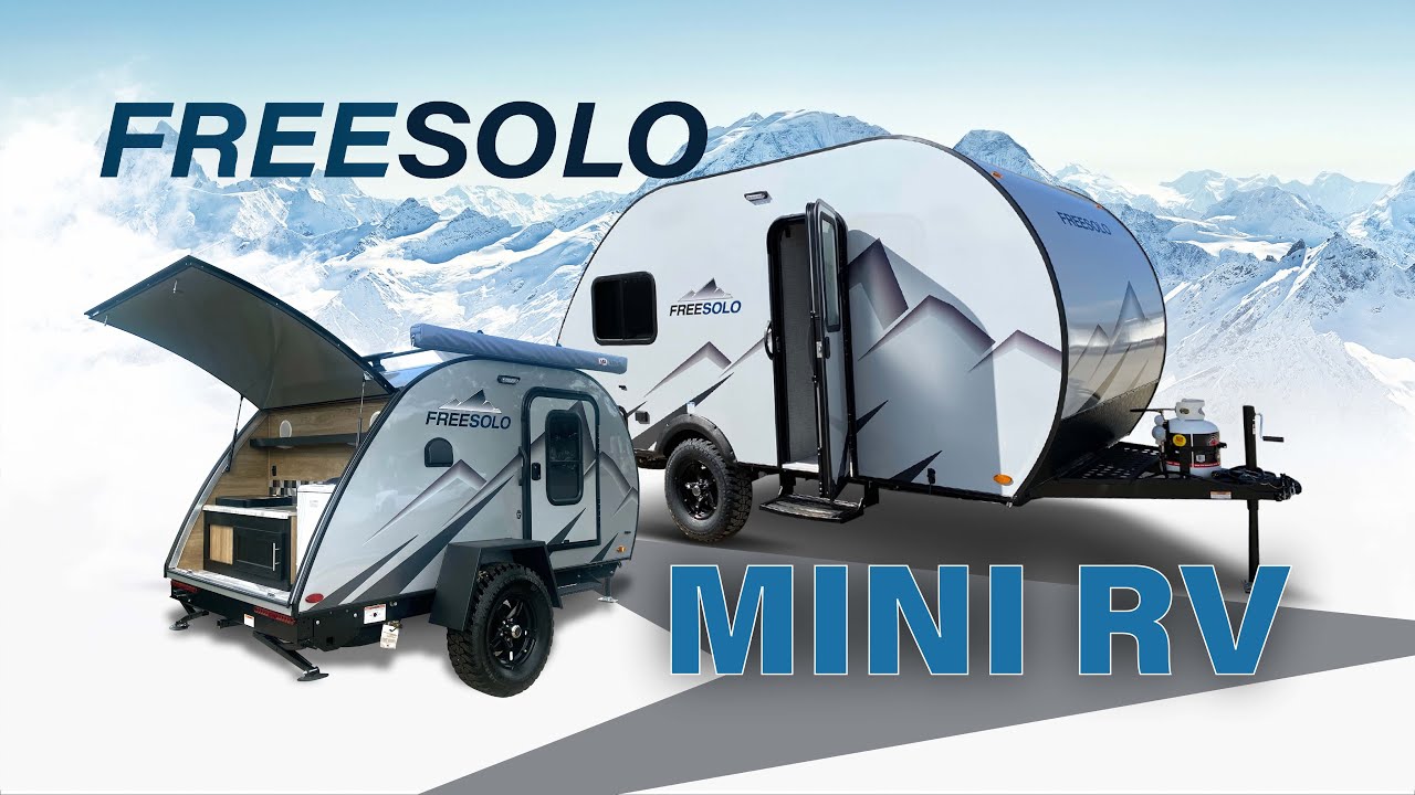 NEW BRAND! Free Solo Mini Travel Trailer RV | OG, ROMO, FAM, DIN | LIGHTWEIGHT AFFORDABLE FUN