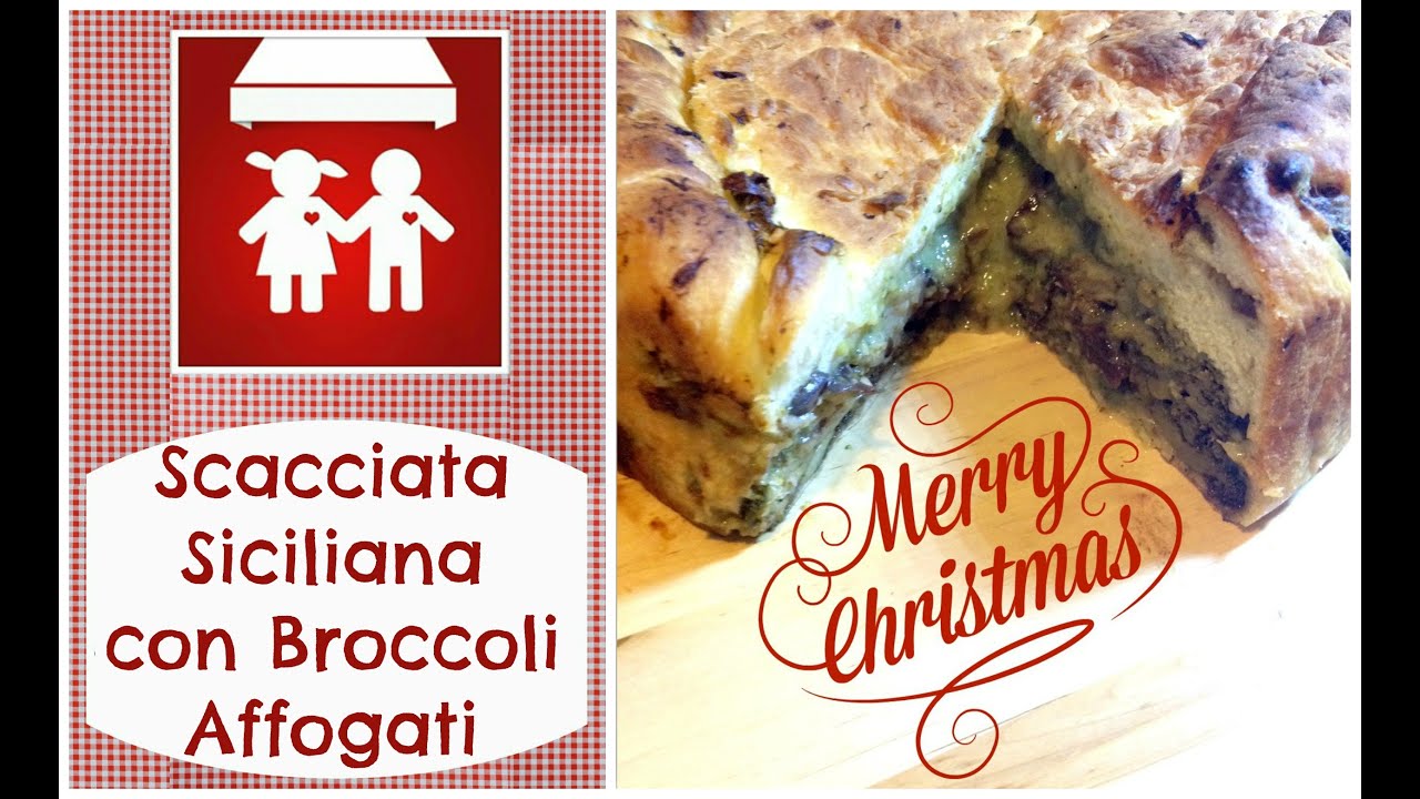 Scacciata Siciliana con Broccoli affogati RICETTA VEGANA #NataleVeg (Piatti Unici) 2C+K