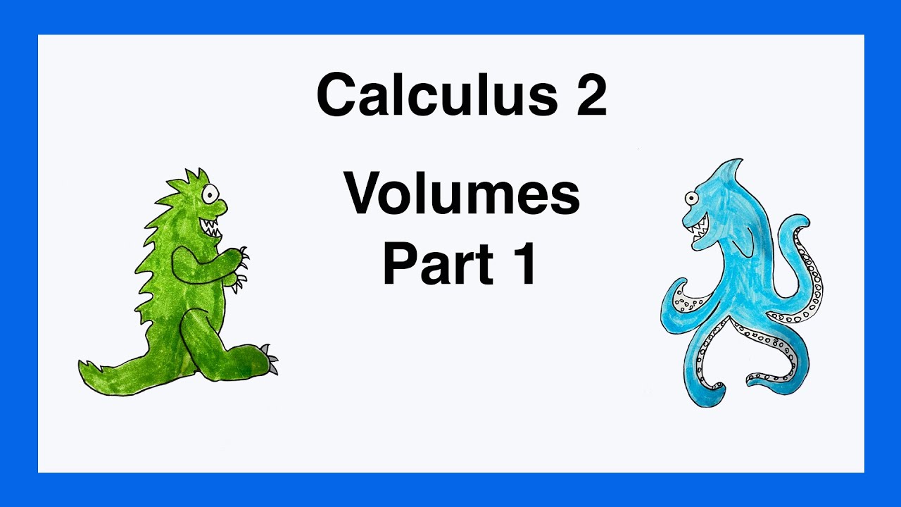 Calculus 2:  Volumes - Part 1