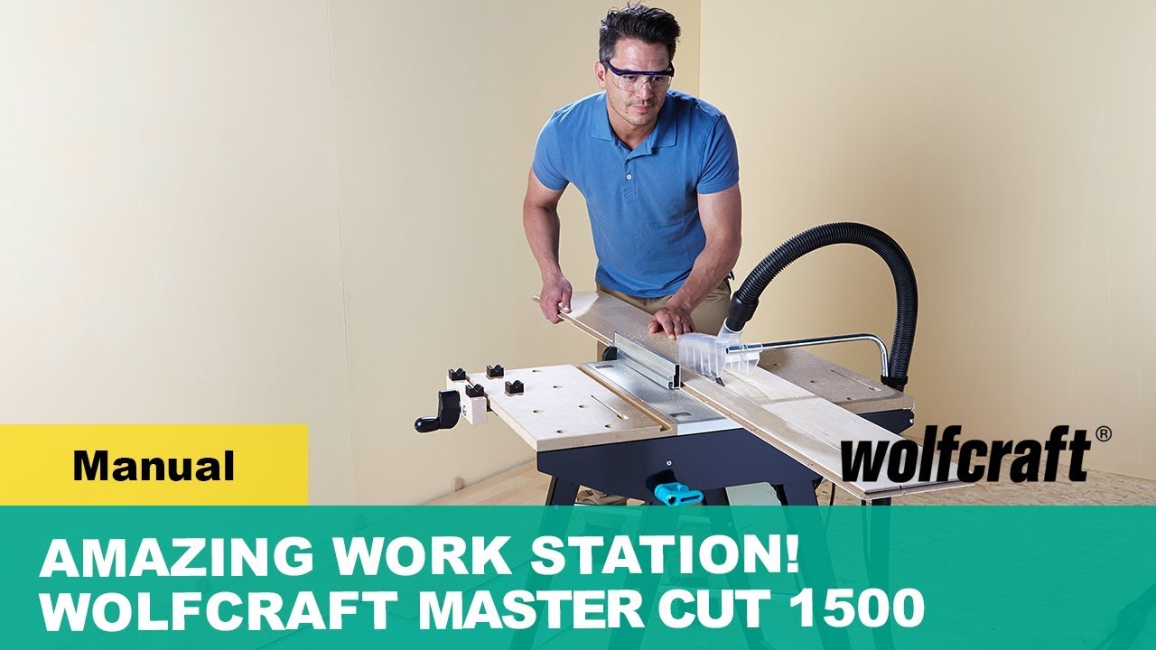 Amazing Saw Table and Work Station! Master Cut 1500