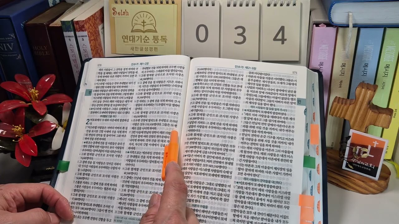 연대기순 통독 제34일(민 1~6장)_새한글성경