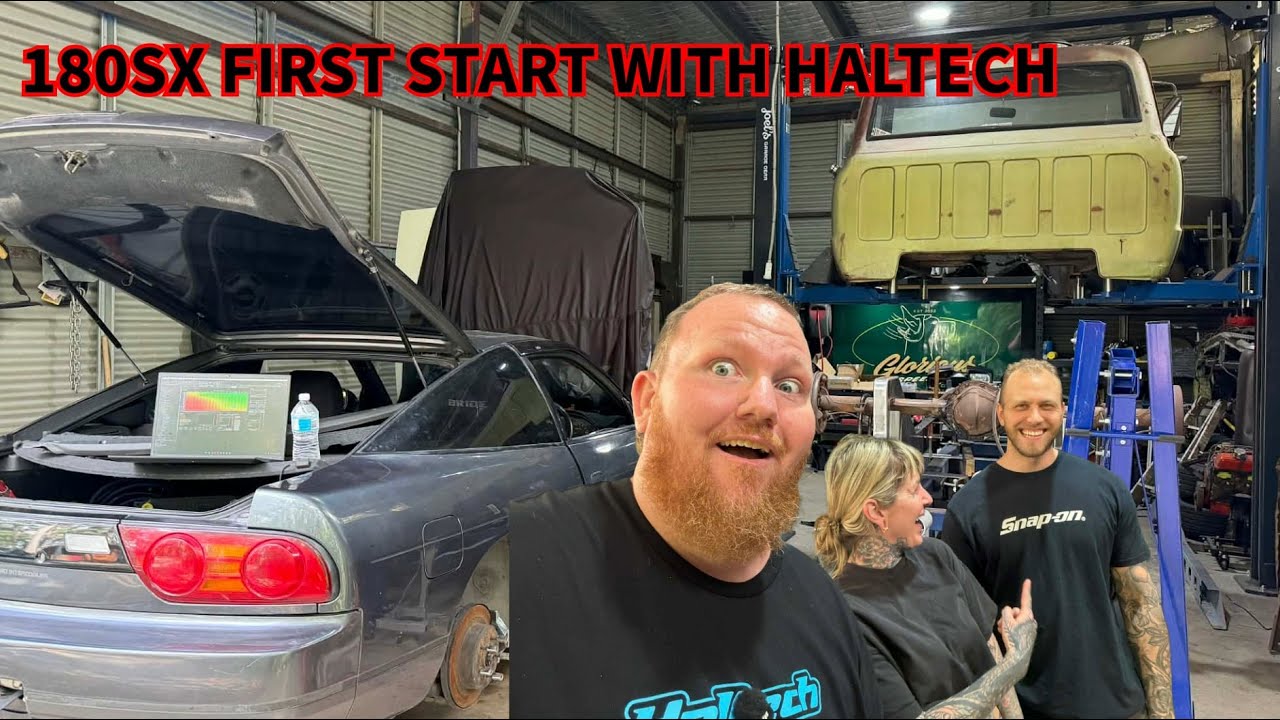 Установка 180sx Haltech ЗАВЕРШЕНА, но выдержит ли SR20 первый запуск?