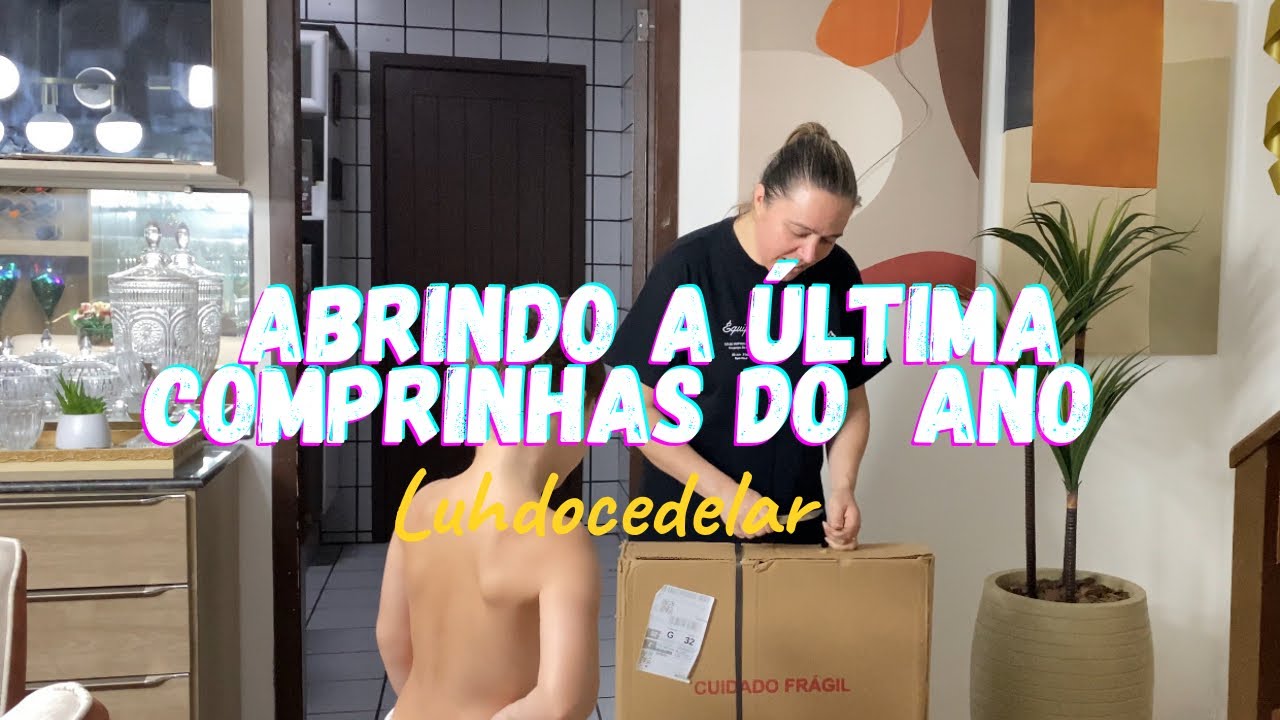 VAMOS ABRIR A UTIMA COMPRINHA PARA DECORAR A SALA 😁