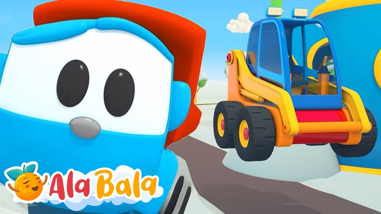 Super Camionul Leo și Mini incarcatorul | Desene Animate pentru copii