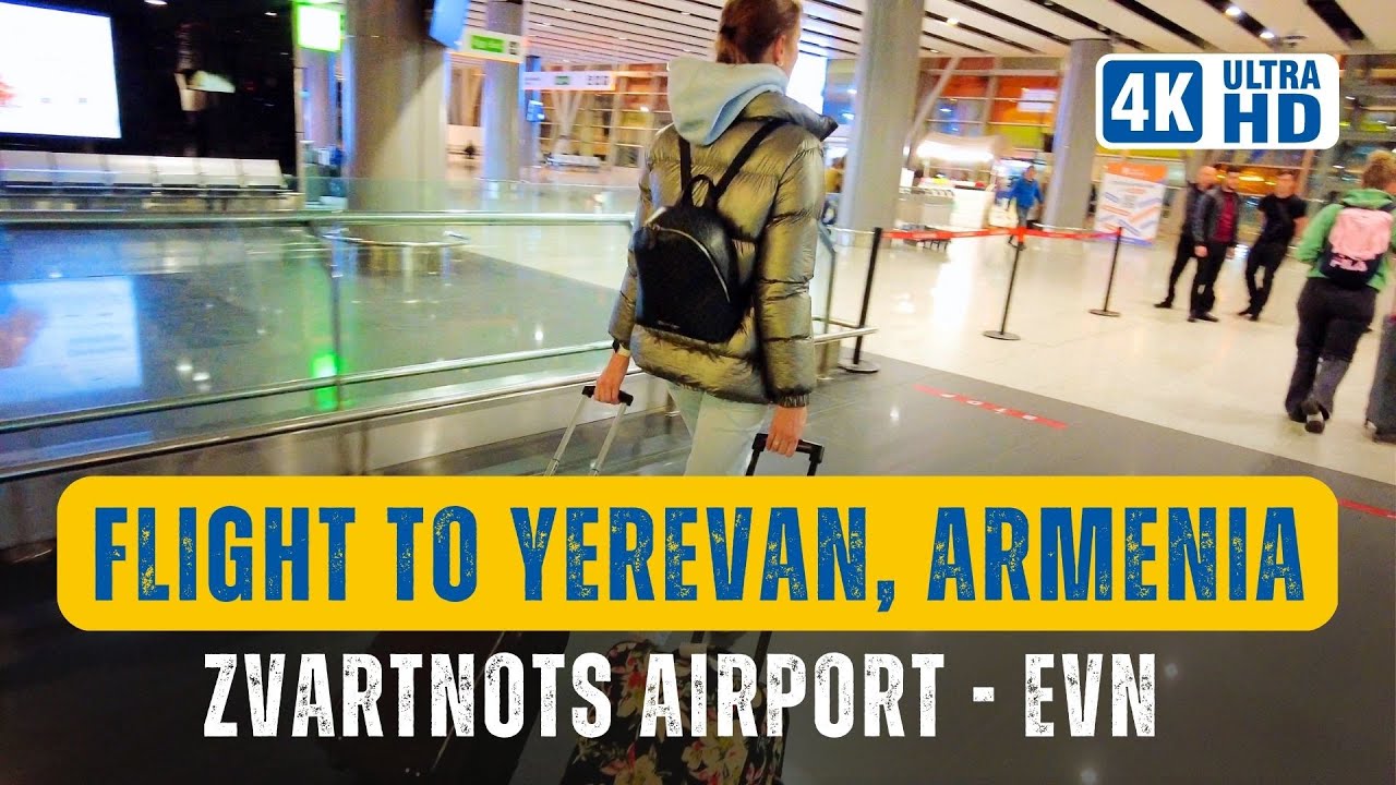 [4К] Overnight flight to Yerevan, Armenia 🇦🇲 Zvartnots International Airport EVN 🛄 Pegasus Airlines