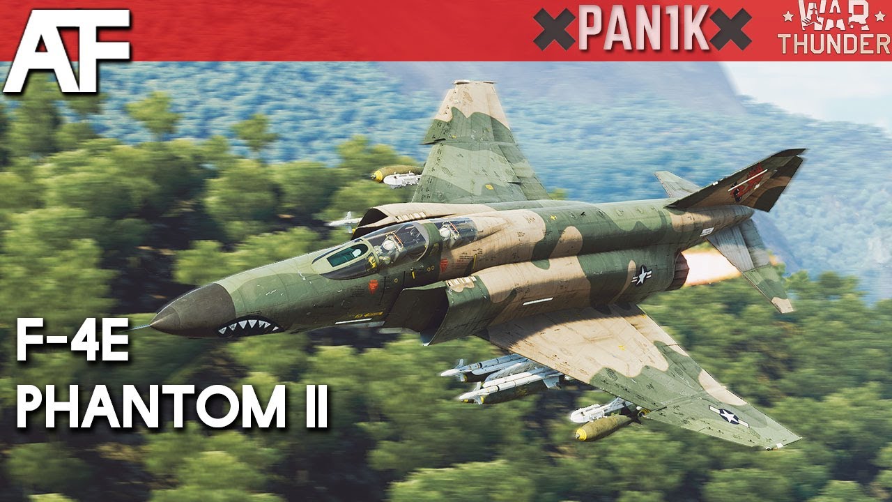 War Thunder - McDonnel Dougles F-4E Phantom | Gameplay Lietadlá CZ/SK
