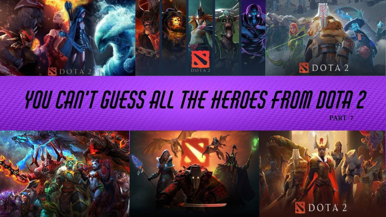GUESS THE HERO DOTA 2 🦸‍♀#9 quiz game for beginners🎮 Guess the GAME by picture...! 🎲challenge