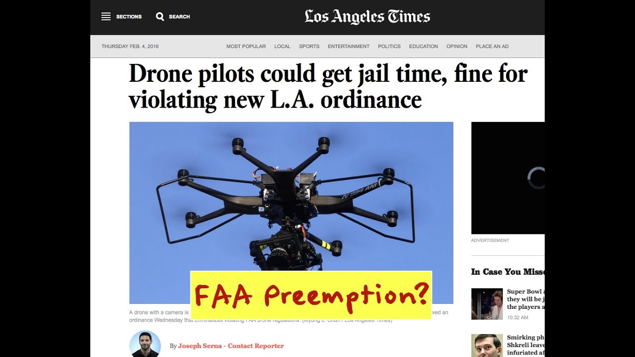 Federal, State & Local Drone Laws, Property Rights & Privacy.