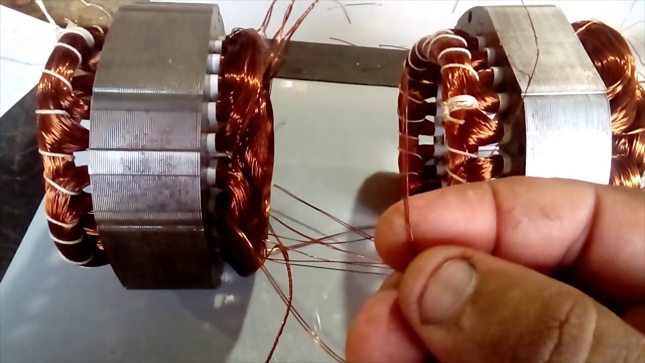 COMO REBOBINAR VARIOS TIPOS DE MOTOR DE TANQUINHO COM APENAS 2 BITOLAS DE FIO...