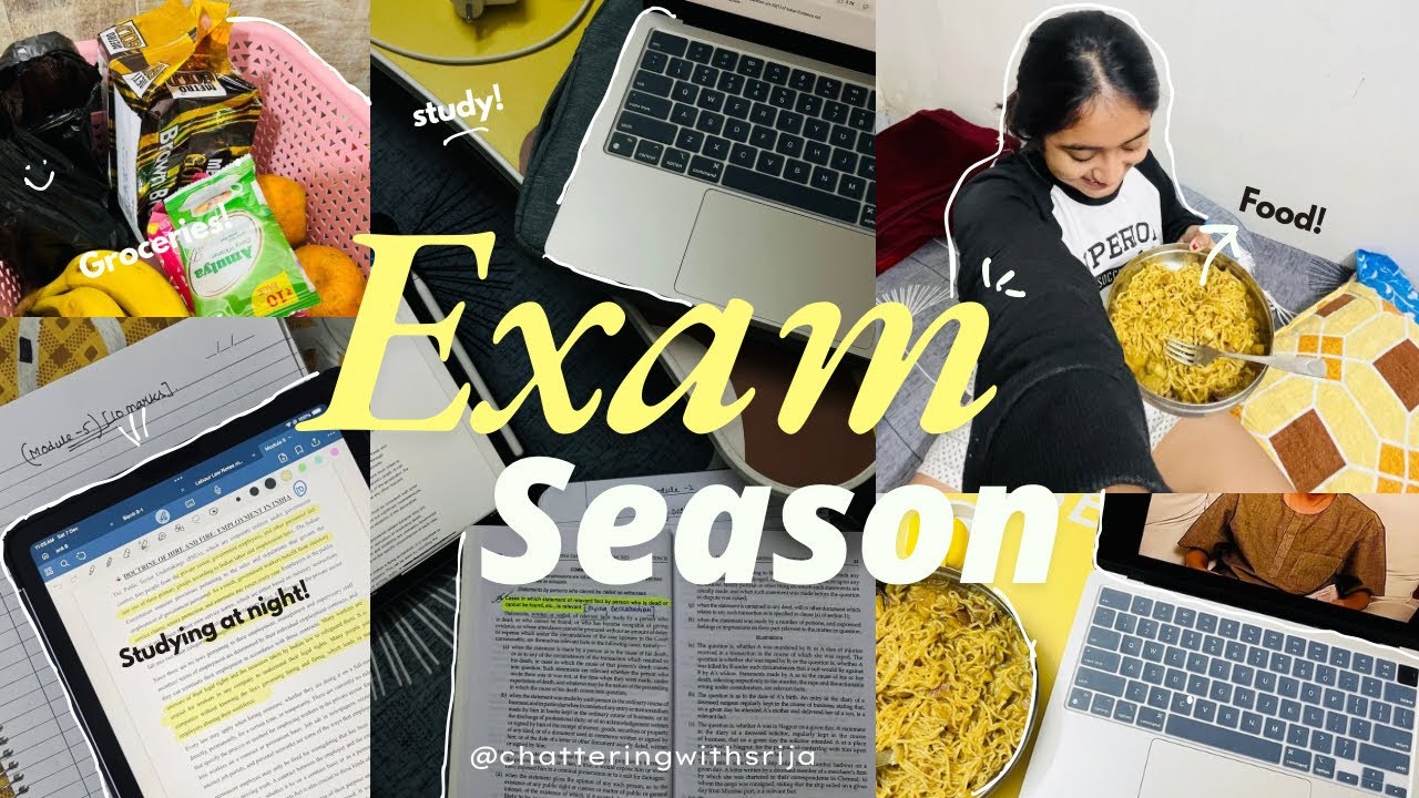 A little sneak peek of my *EXAM SEASON* 📚📖👩‍💼| VLOG