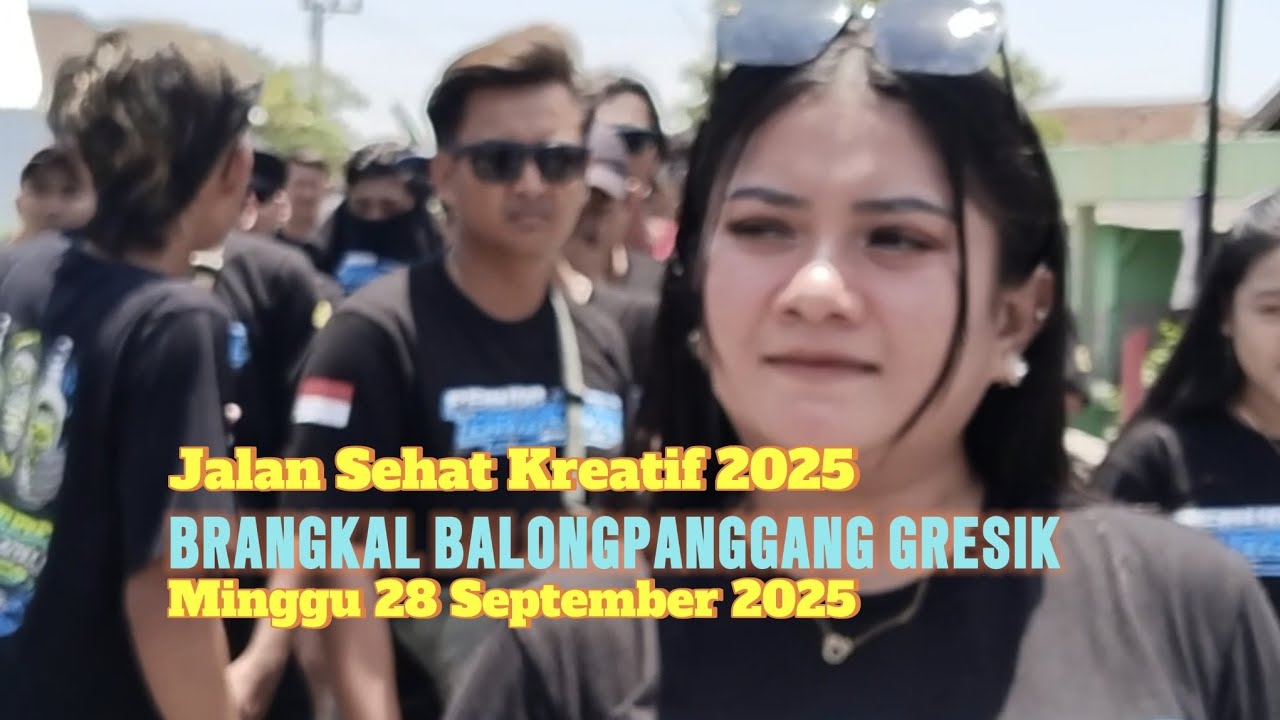 Jalan Sehat Kreatif Brangkal Balongpanggang Gresik Minggu 28 September 2025
