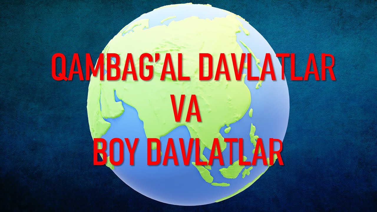 Nimaga O'zbekiston Qashog' Davlatlar Orasida?Sababini Bilib Qo'ying?