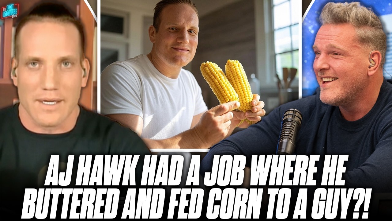 AJ Hawk's Questionable Relationship With A Man He Fed Corn To... | Pat McAfee Show
