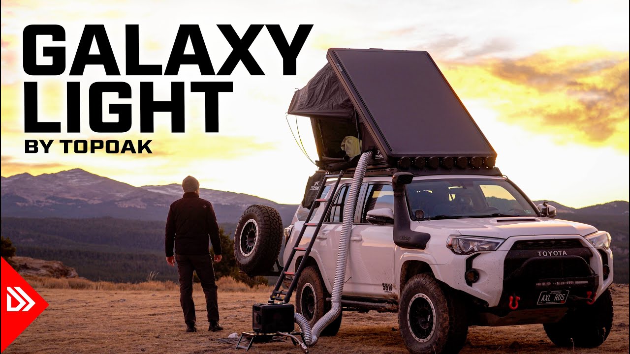 Палатка на крышу TopOak Galaxy Light | Легкая и созданная для путешествий по суше