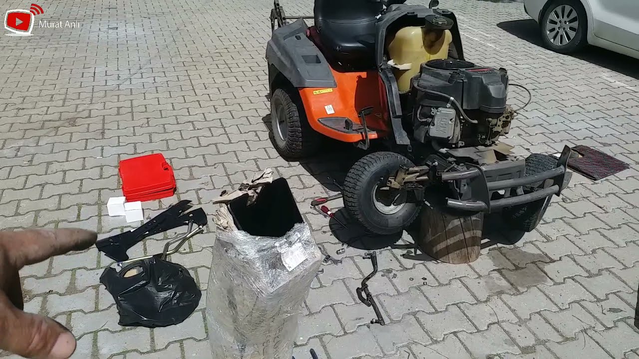 Çim Biçme Traktörü Motor Yağı Nasıl Değiştirilir Kawasaki Motor