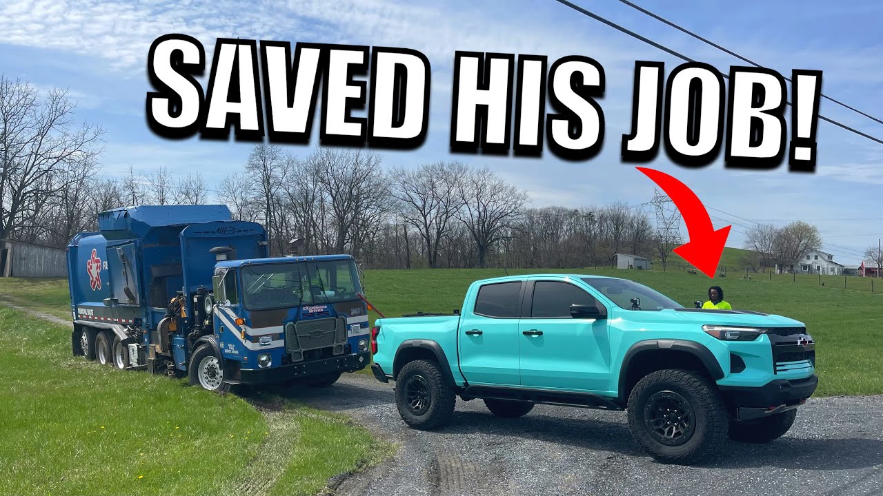 Colorado ZR2 RIPS 55,000 lbs. Trash Truck From DEEP Mud