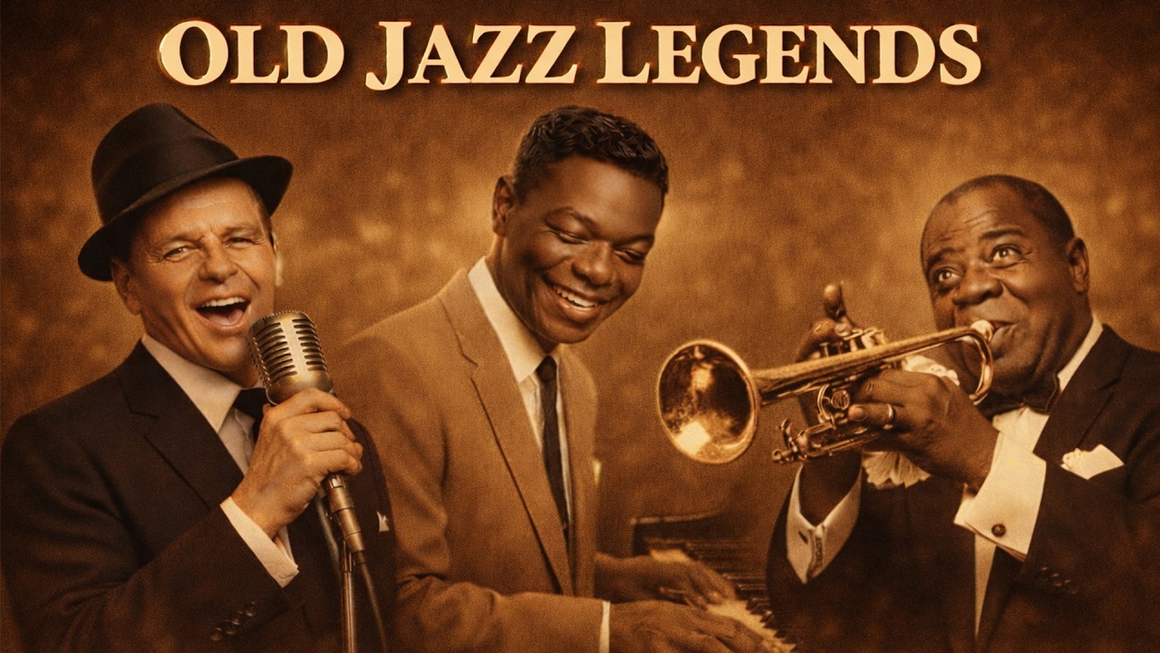 Jazz classics 50s 60s 70s: Frank Sinatra, Louis Armstrong, Ella Fitzgerald | Vintage Jazz Night