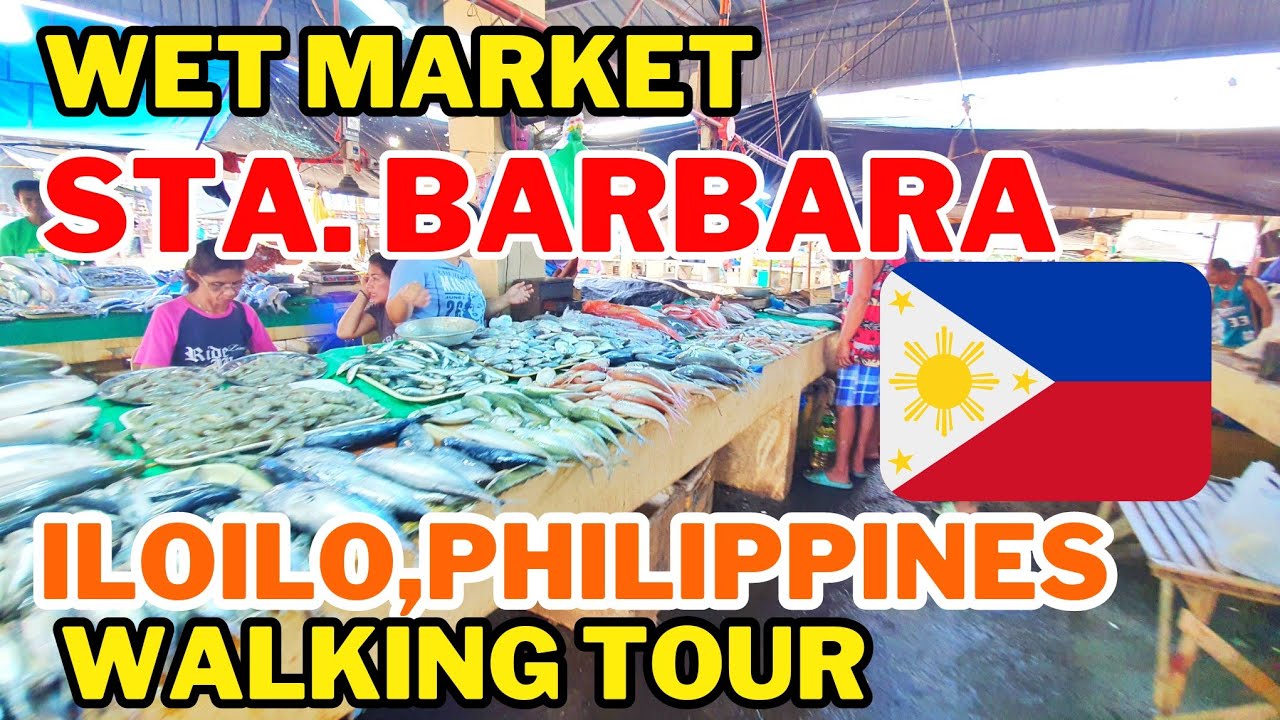 PUBLIC MARKET IN STA. BARBARA, ILOILO,PHILIPPINES | WALKING TOUR