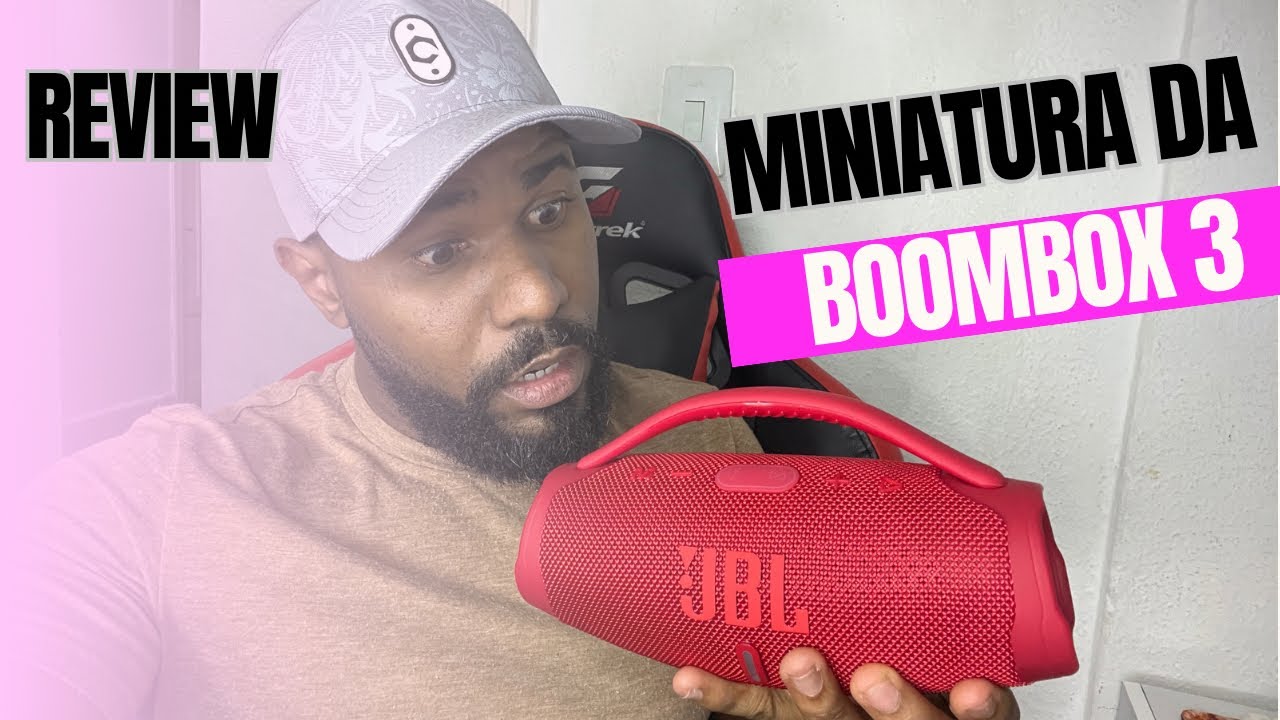 BOOMBOX 3 MINI R&Eacute;PLICA UMA MINIATURA MUITO LINDA, ME SURPREENDEU