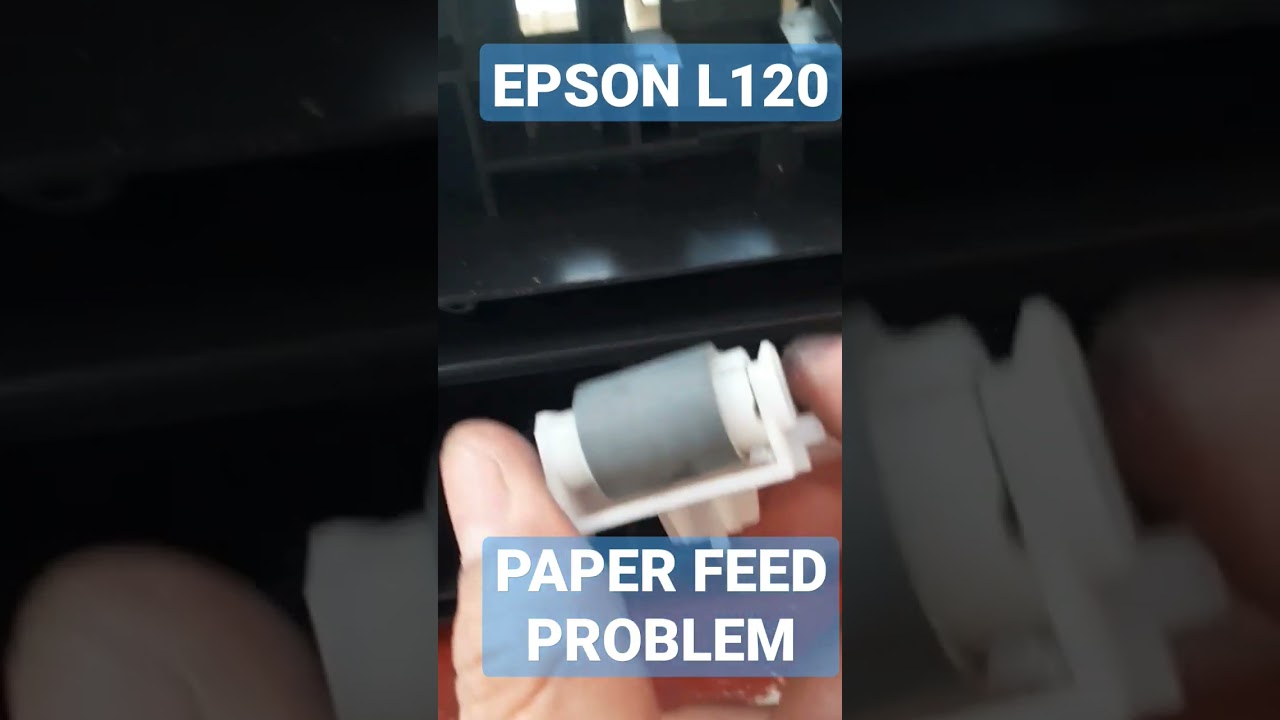 EPSON L120 PAPER FEEDING PROBLEM #epson #repair #paperjam