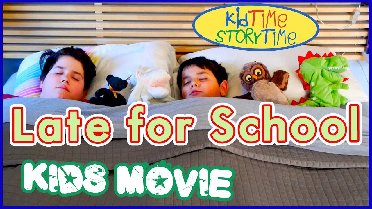 KID MOVIE: LATE FOR SCHOOL | Movie for Kids