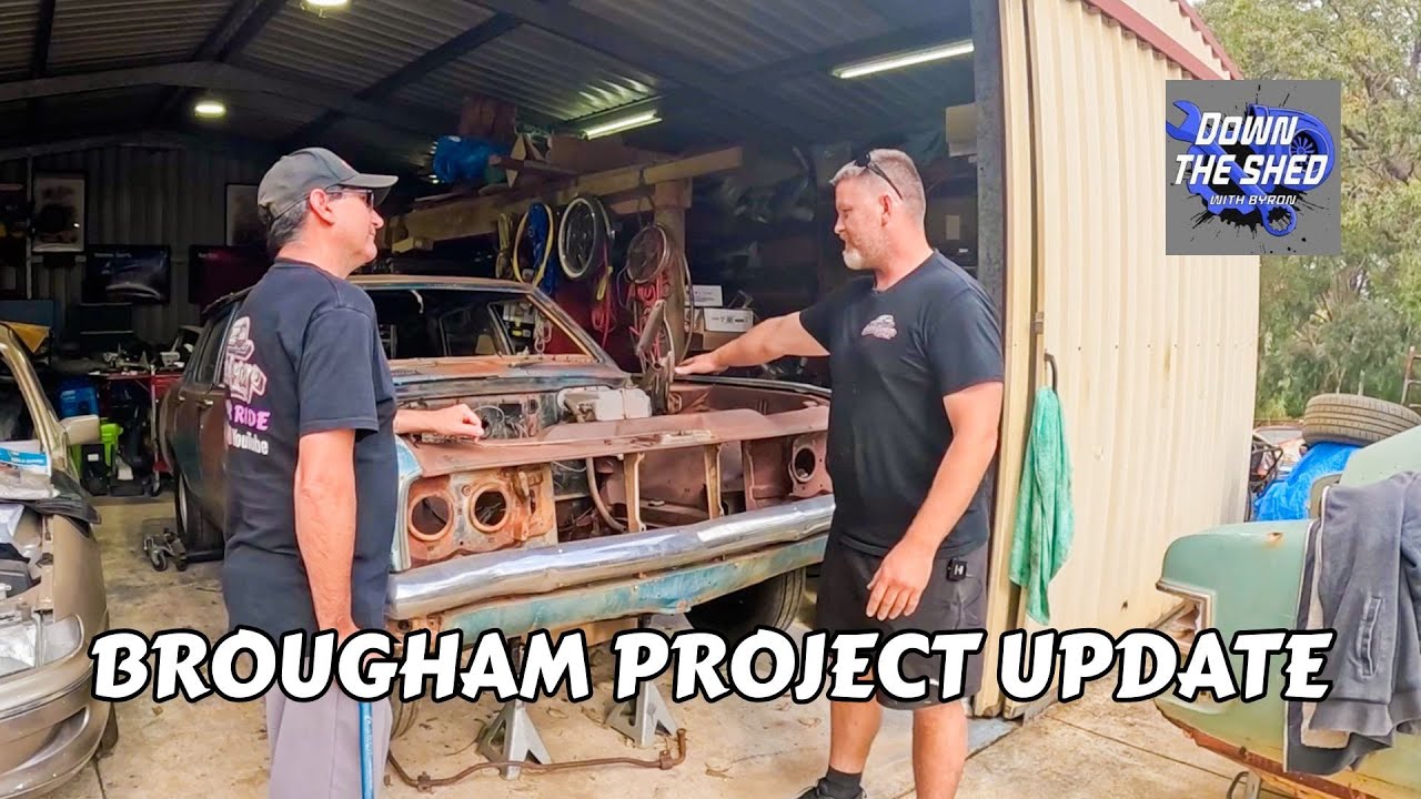 Holden Car Projects and More with Down the Shed with Byron!!