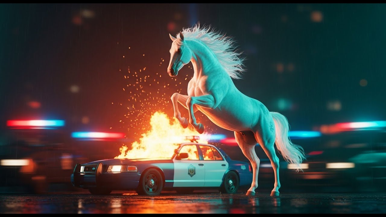 5-Star Police Chase vs 1 Horse: The Impossible Challenge #gta5  #GTA5 #gta5mods