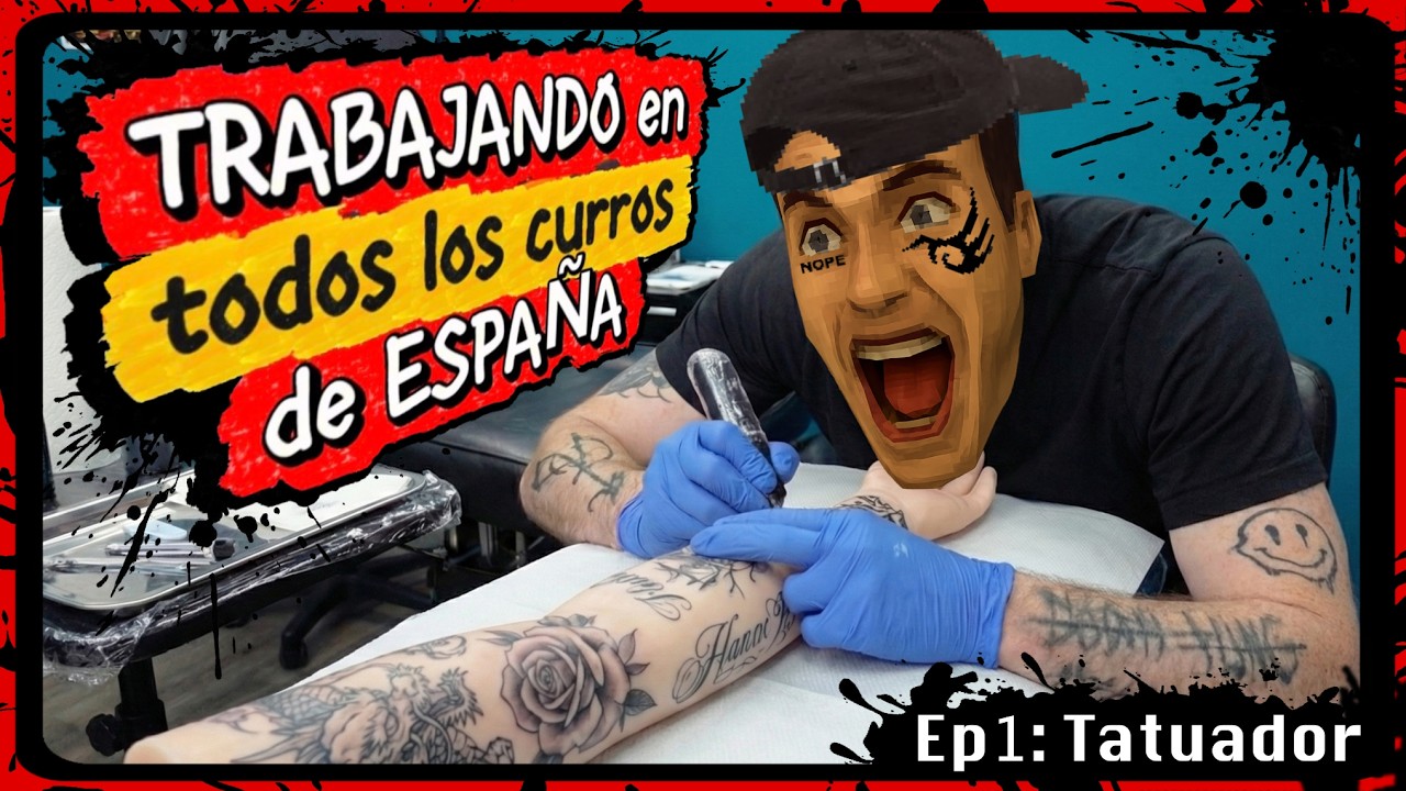 Trabajo de TATUADOR en España por un Día
