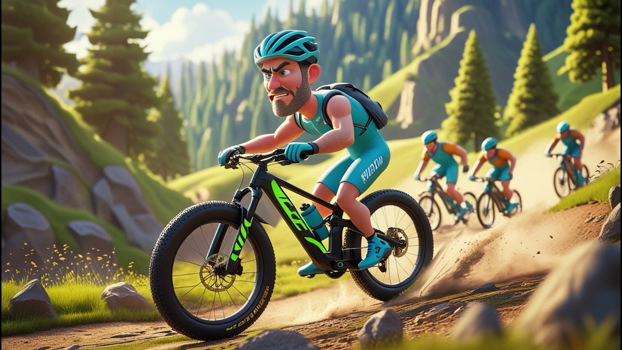 Bike Race Song: The Mountain Bike Adventure &ndash; Nursery Rhymes & Kids Songs