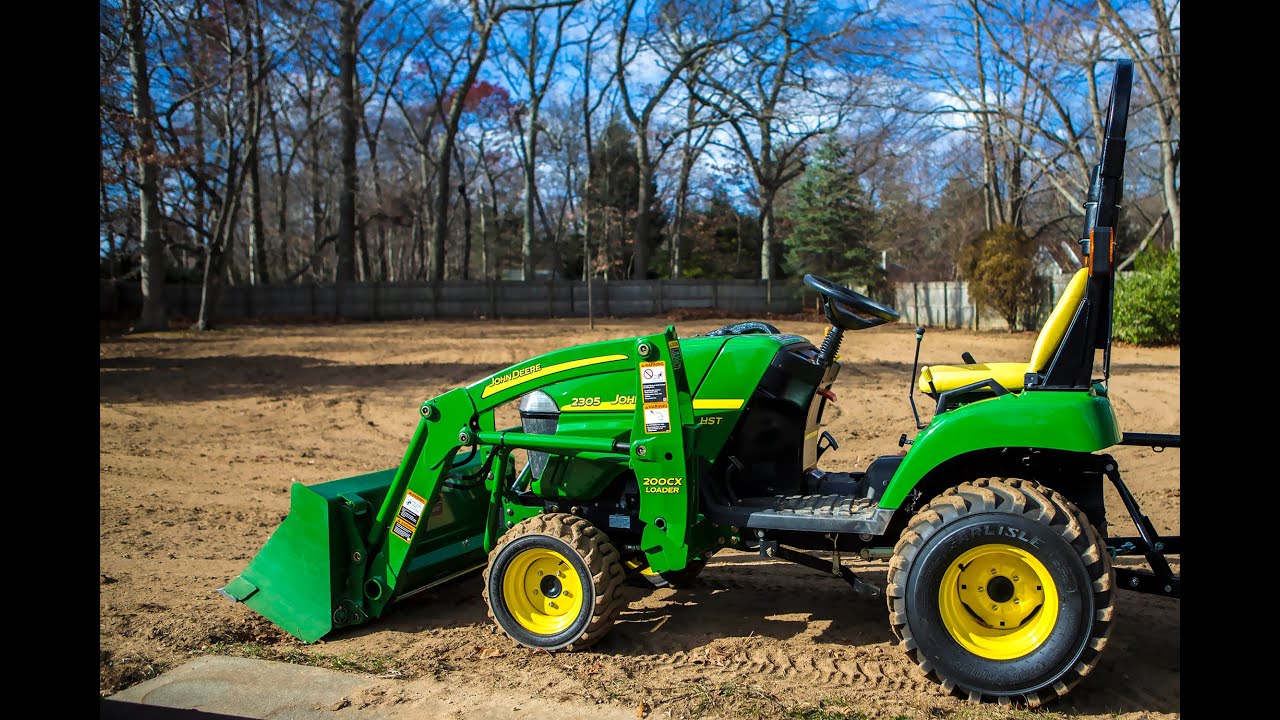 John Deere 2305 Removing and re-attaching the 54